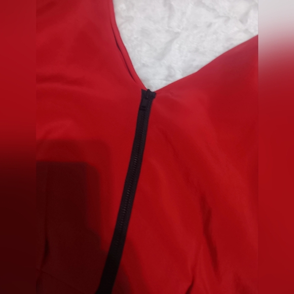 REVOLVE , 100% Silk, MILLY Vibrant Red Midi Dress - Picture 2 of 10